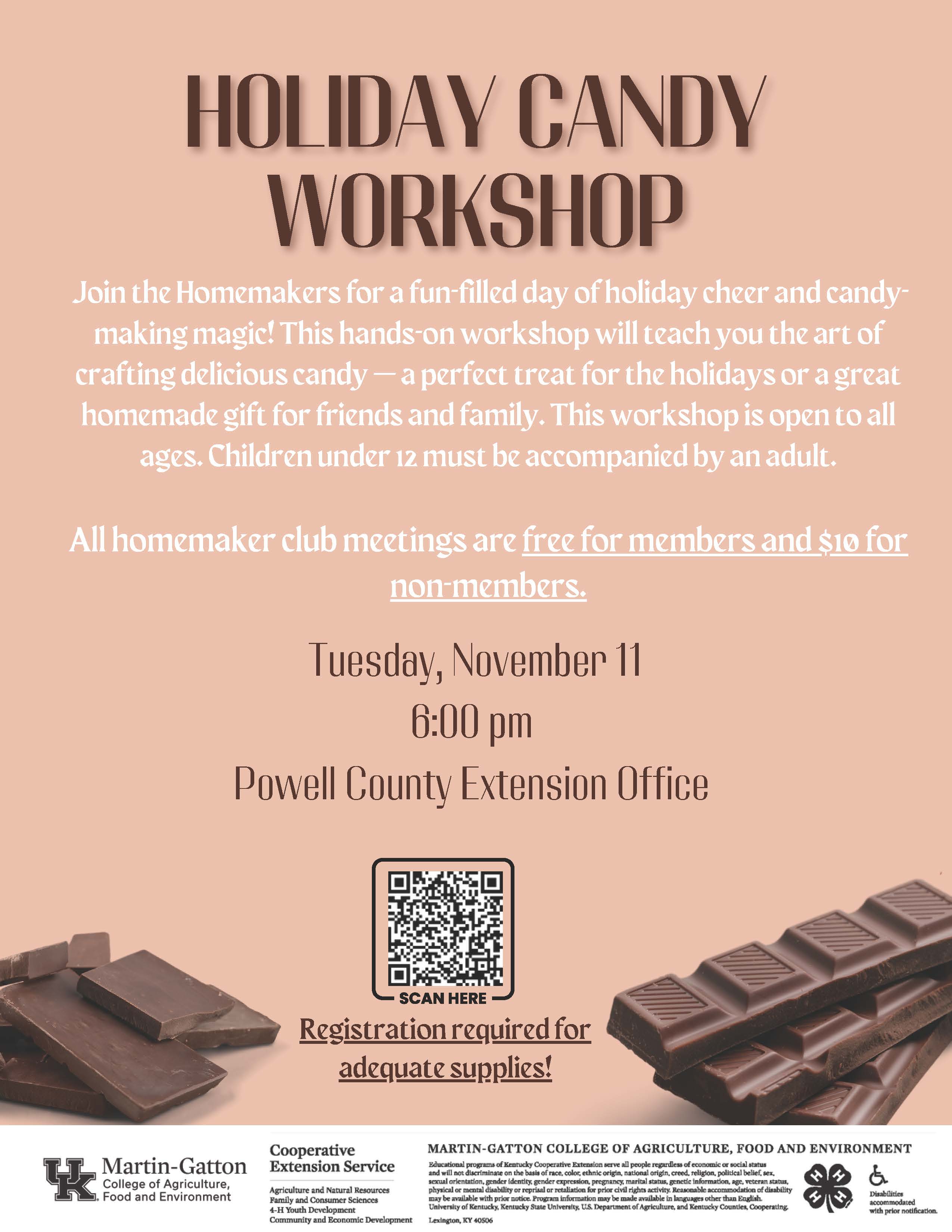 Holiday Candy Workshop